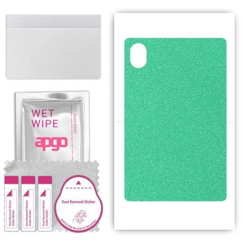 folia naklejka skórka strukturalna na TYŁ do Doogee U9 - Seledynowy Pastel Matowy - apgo SKINS