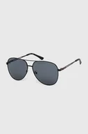 Okulary przeciwsłoneczne - Guess okulary przeciwsłoneczne męskie kolor czarny GF0231 02A - miniaturka - grafika 1