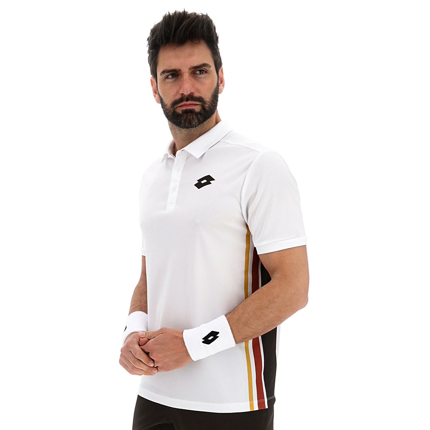Koszulka męska Lotto Tech VI - D1 Polo Bright White M