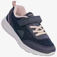 Buty dla dziewczynek - Buty Sportowe Dla Dziewczynki Na Rzepy Dziecięce American Club Granatowe RL102/23 36 Granatowy - miniaturka - grafika 1
