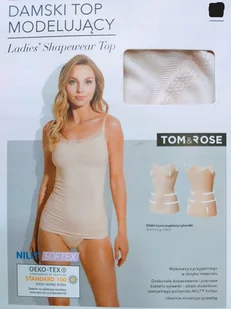 Damski top modelujący beżowy Tom&Rose L PA1215 - Komplety bielizny - miniaturka - grafika 1