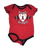 Body dla niemowląt - Czerwone body niemowlęce LA Angels 12m 80 - miniaturka - grafika 1