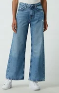 Spodnie damskie - Pepe Jeans Spodnie Na Zamek Jeansowe Niebieskie Proste 26/30 1Zxf3_E* - miniaturka - grafika 1