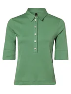 Koszulki i topy damskie - Marc Cain Collections - Damska koszulka polo, zielony - miniaturka - grafika 1