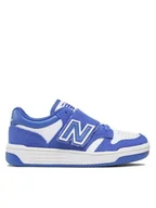 Buty dla dziewczynek - New Balance Sneakersy PHB480WH Niebieski - miniaturka - grafika 1