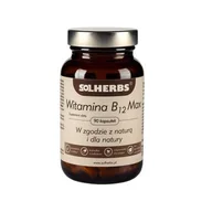 Witaminy i minerały - SOLHERBS Witamina B12 Max, 90 kapsułek - miniaturka - grafika 1