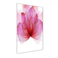 Obrazy i zdjęcia na płótnie - Foto obraz szkło hartowane pionowy Różowy kwiat - miniaturka - grafika 1