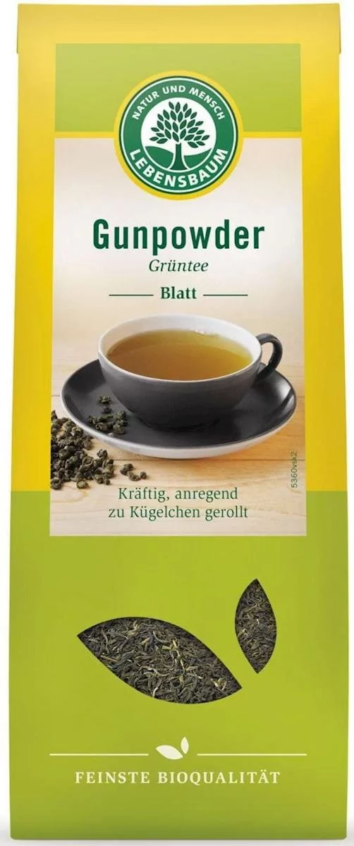 Lebensbaum HERBATA ZIELONA GUNPOWDER BIO 100 g - 4012346536002