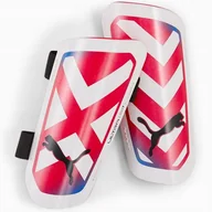 Piłka nożna - Nagolenniki Puma Ultra Light Strap 030875-05 biały XXS - miniaturka - grafika 1