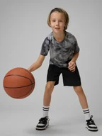 Spodnie i spodenki dla chłopców - 4F Spodenki sportowe szybkoschnące chłopięce - czarne 158/164 (12-14 lat) - miniaturka - grafika 1