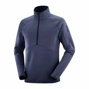 Bluza Salomon Sntial Warm HZ Mood Indigo - Bluzy sportowe męskie - miniaturka - grafika 1