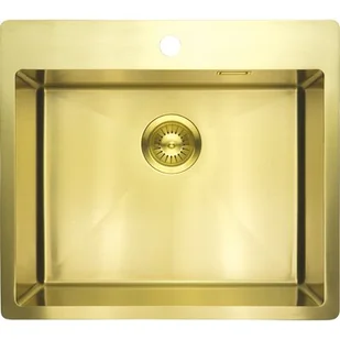 Zlewozmywak DEANTE Olfato Precious ZPO R10B Złoto szczotkowane - Zlewozmywaki - miniaturka - grafika 1