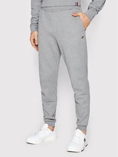 Tommy Hilfiger Spodnie dresowe Essentials MW0MW22740 Szary Regular Fit - Spodnie sportowe męskie - miniaturka - grafika 1