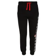 Moda i Uroda OUTLET - Czarne spodnie dresowe z napisem Myszka Mickey 5-6lat 116 cm - miniaturka - grafika 1