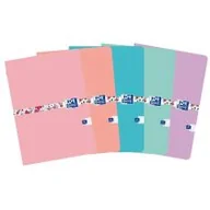 Zeszyty szkolne - Oxford Zeszyt A4/60K kratka Floral mix (5szt) - miniaturka - grafika 1