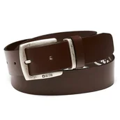Paski - Big Star Hh674107 Pasek Męski Skórzany Brązowy 100 Cm - miniaturka - grafika 1