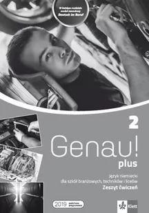 LektorKlett Genau plus 2 Ćwiczenia + kod LEKTORKLETT praca zbiorowa - Książki do nauki języka niemieckiego - miniaturka - grafika 1