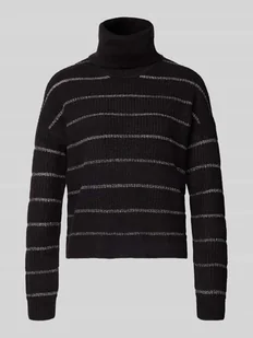 Sweter o kroju regular fit z golfem model ‘Zaza’ - Swetry damskie - miniaturka - grafika 1