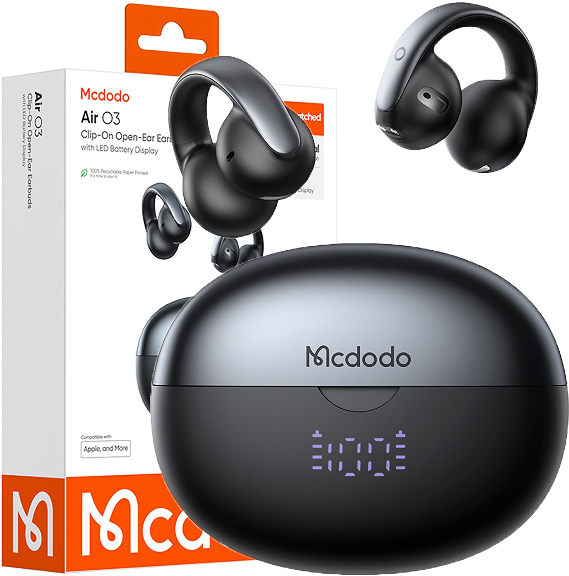 Bokman MCDODO SŁUCHAWKI BEZPRZEWODOWE BLUETOOTH 5.4 Z MIKROFONEM