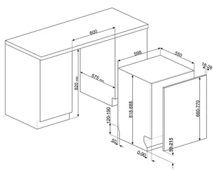 Zmywarka Smeg STL33CBL - Zmywarki do zabudowy - miniaturka - grafika 3