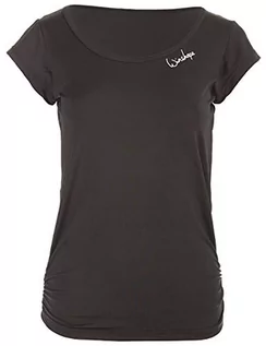 Koszulki i topy damskie - WINSHAPE damski tanktop Winshape damski, super lekki, funkcjonalny t-shirt z krótkim rękawem Aet106, Winshape Slim Style Fitness joga pilates czarny czarny X-S - grafika 1