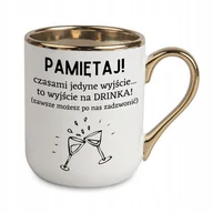 Kubki - KUBEK NA POŻEGNANIE ODEJŚCIE KOLEŻANKI KOLEGI Z PRACY BIURA GRAWER ZŁOTY - miniaturka - grafika 1