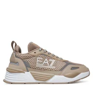 Sneakersy męskie - Sneakersy EA7 Emporio Armani X8X159 XK379 U499 Beżowy - miniaturka - grafika 1
