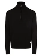 Swetry męskie - Jack & Jones - Sweter męski  JJPannel, czarny - miniaturka - grafika 1
