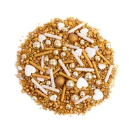 Dodatki do ciast w proszku - Posypka cukrowa Glimmer Gold Słodki Bufet 90 g - miniaturka - grafika 1