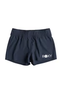 Spodnie i spodenki dla dziewczynek - Roxy szorty dziecięce RG ESSENTIALS kolor granatowy gładkie - miniaturka - grafika 1