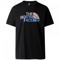 Koszulki sportowe męskie - Koszulka męska The North Face M S/S Mountain Line Tee Rozmiar: M / Kolor: czarny - miniaturka - grafika 1