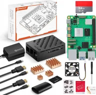 Komputery jednopłytkowe - RasTech Raspberry Pi 5 8 GB zestaw startowy z kartą 64 GB 4 złote radiatory - miniaturka - grafika 1
