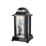 Lampiony i znicze - Znicz kapliczka Alba 12 x 24,5 cm 24 h 60 g złoty - miniaturka - grafika 1