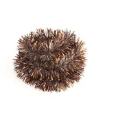 Ozdoby bożonarodzeniowe - Łańcuch choinkowy grubo cięty 300 x 10 cm ciemnobrązowy - miniaturka - grafika 1