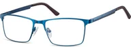 Okulary korekcyjne, oprawki, szkła - Sunoptic Okulary oprawki korekcyjne zerówki metalowe 997A - miniaturka - grafika 1