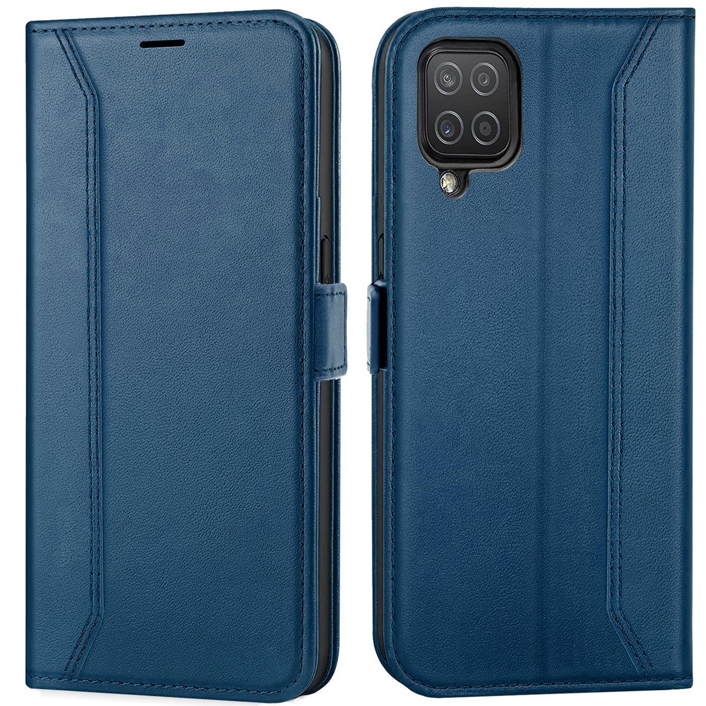 Etui na telefon komórkowy Samsung Galaxy A22 4G, M22, M32 Flip Case składane etui ochronne, niebieskie