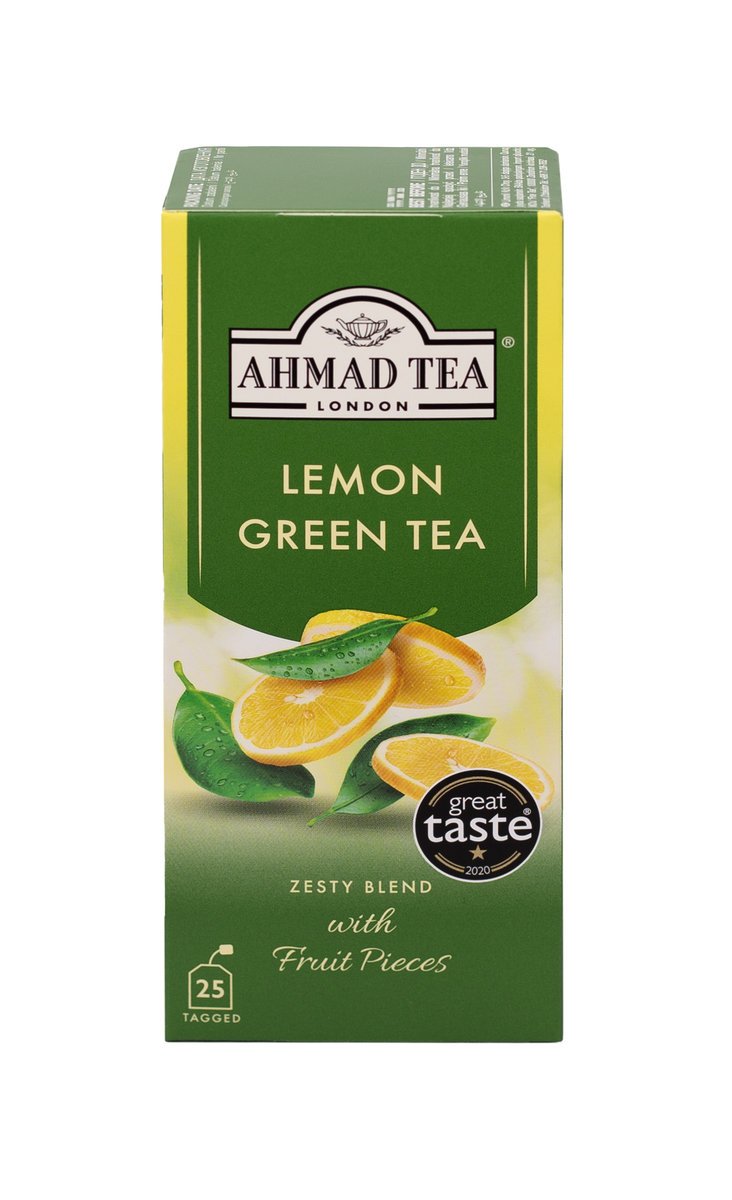 Ahmad Tea Green Lemon 25tbx2g