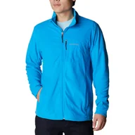 Bluzy męskie - Męski Polar COLUMBIA KLAMATH RANGE FULL ZIP 2013604491 – Niebieski - miniaturka - grafika 1