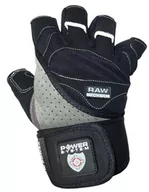 Rękawice do ćwiczeń - POWERSYSTEM POWER-SYSTEM RĘKAWICZKI RAW POWER-BLACK GREY-XXL 2850BG-6 - miniaturka - grafika 1