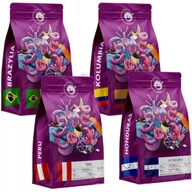 Kawa - Kawa Ziarnista Świeżo Palona Zestaw 4X200G 100% Arabica - Blue Orca Coffee - miniaturka - grafika 1