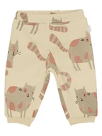 Spodenki dla niemowląt - Noppies Spodnie dresowe w kolorze beżowym - miniaturka - grafika 1