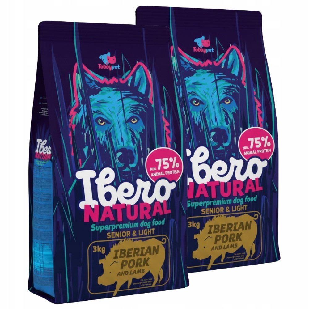 IBERO NATURAL SENIOR LIGHT PORK LAMB 3kg