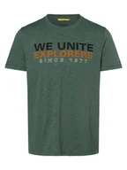 Koszulki męskie - Camel Active - T-shirt męski, zielony - miniaturka - grafika 1