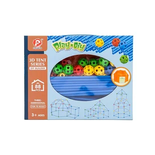 Klocki słomki (88 elementów) - Klocki - miniaturka - grafika 1