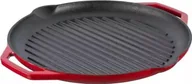 Patelnie - Patelnia Sourcing grillowa Emaliowana 34cm - miniaturka - grafika 1