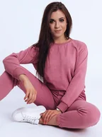 Zestawy damskiej odzieży sportowej - Komplet damski dresowy JUSS różowy Dstreet AY0552 - miniaturka - grafika 1