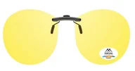 Akcesoria do okularów - Nakładki na okulary korekcyjne żółte Pilotki polaryzacja do jazdy w nocy Montana C4C - miniaturka - grafika 1