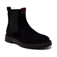 Sztyblety męskie - Tommy Hilfiger Skórzane sztyblety CHELSEA - miniaturka - grafika 1