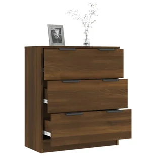 Lumarko Szafka, brązowy dąb, 60x30x70 cm, materiał drewnopochodny - Szafki do salonu - miniaturka - grafika 5