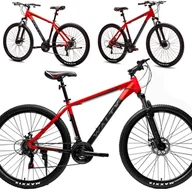 Rowery - Nicebike Waltx WX09 27,5 cala Czerwono-czarny - miniaturka - grafika 1
